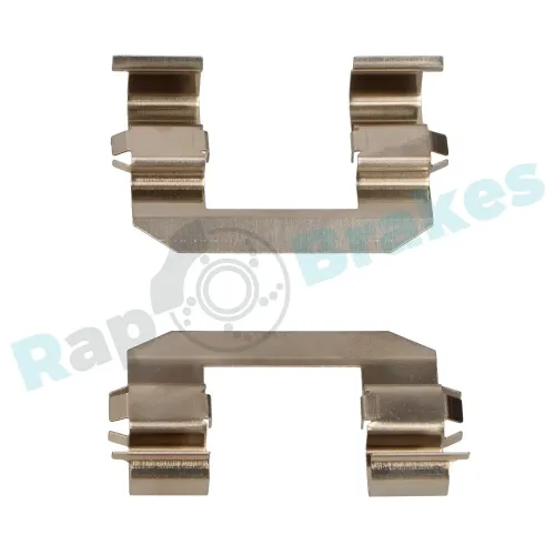 Zubehörsatz, Scheibenbremsbelag Vorderachse RAP BRAKES R-U0203 Bild Zubehörsatz, Scheibenbremsbelag Vorderachse RAP BRAKES R-U0203