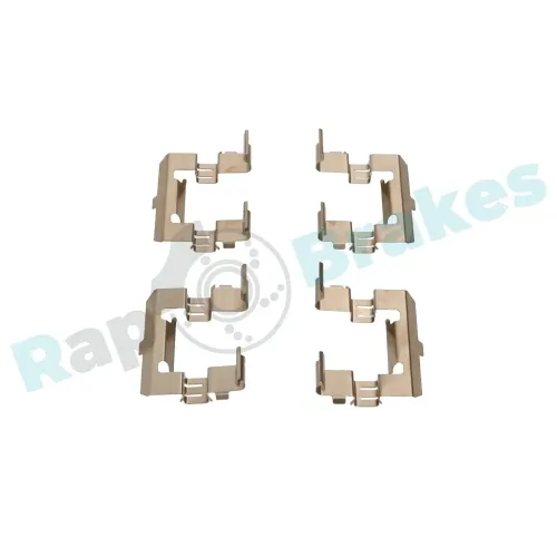 Zubehörsatz, Scheibenbremsbelag Vorderachse RAP BRAKES R-U0208 Bild Zubehörsatz, Scheibenbremsbelag Vorderachse RAP BRAKES R-U0208