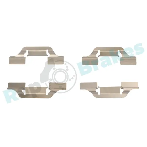 Zubehörsatz, Scheibenbremsbelag Hinterachse RAP BRAKES R-U0215 Bild Zubehörsatz, Scheibenbremsbelag Hinterachse RAP BRAKES R-U0215