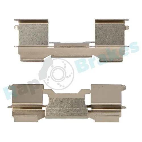 Zubehörsatz, Scheibenbremsbelag Vorderachse RAP BRAKES R-U0218 Bild Zubehörsatz, Scheibenbremsbelag Vorderachse RAP BRAKES R-U0218