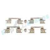 Zubehörsatz, Scheibenbremsbelag Vorderachse RAP BRAKES R-U0229