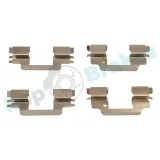 Zubehörsatz, Scheibenbremsbelag Hinterachse RAP BRAKES R-U0230