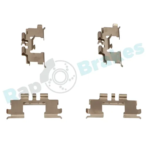 Zubehörsatz, Scheibenbremsbelag Vorderachse RAP BRAKES R-U0233 Bild Zubehörsatz, Scheibenbremsbelag Vorderachse RAP BRAKES R-U0233