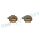 Zubehörsatz, Scheibenbremsbelag Hinterachse RAP BRAKES R-U0239