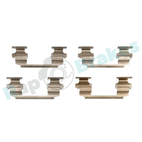 Zubehörsatz, Scheibenbremsbelag Vorderachse RAP BRAKES R-U0248 Bild Zubehörsatz, Scheibenbremsbelag Vorderachse RAP BRAKES R-U0248