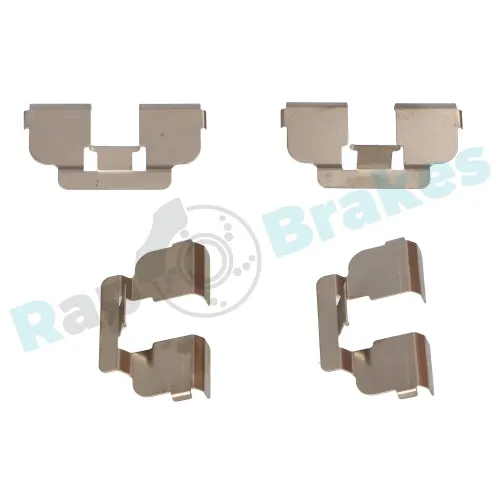 Zubehörsatz, Scheibenbremsbelag Vorderachse RAP BRAKES R-U0256 Bild Zubehörsatz, Scheibenbremsbelag Vorderachse RAP BRAKES R-U0256