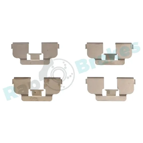 Zubehörsatz, Scheibenbremsbelag Vorderachse RAP BRAKES R-U0256 Bild Zubehörsatz, Scheibenbremsbelag Vorderachse RAP BRAKES R-U0256