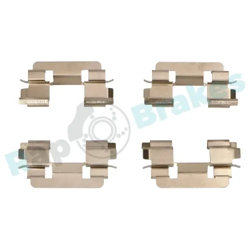 Zubehörsatz, Scheibenbremsbelag Vorderachse RAP BRAKES R-U0261 Bild Zubehörsatz, Scheibenbremsbelag Vorderachse RAP BRAKES R-U0261