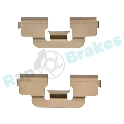 Zubehörsatz, Scheibenbremsbelag Hinterachse RAP BRAKES R-U0265 Bild Zubehörsatz, Scheibenbremsbelag Hinterachse RAP BRAKES R-U0265