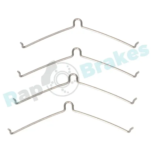 Zubehörsatz, Scheibenbremsbelag Vorderachse RAP BRAKES R-U0266 Bild Zubehörsatz, Scheibenbremsbelag Vorderachse RAP BRAKES R-U0266