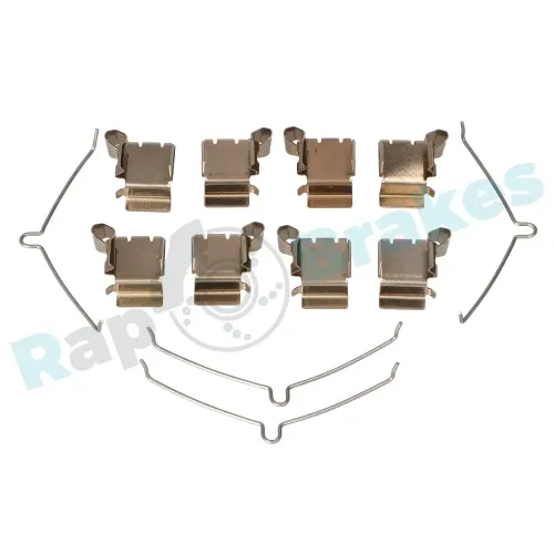 Zubehörsatz, Scheibenbremsbelag Vorderachse RAP BRAKES R-U0266 Bild Zubehörsatz, Scheibenbremsbelag Vorderachse RAP BRAKES R-U0266