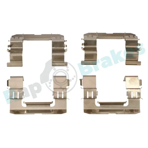 Zubehörsatz, Scheibenbremsbelag Vorderachse RAP BRAKES R-U0278 Bild Zubehörsatz, Scheibenbremsbelag Vorderachse RAP BRAKES R-U0278