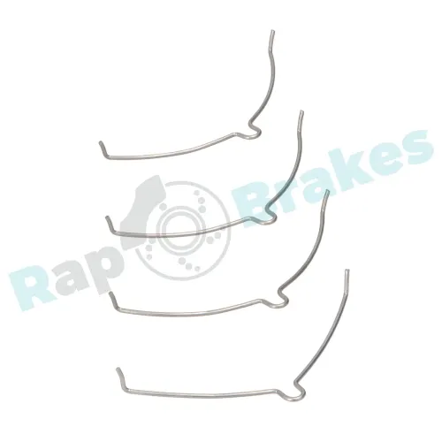 Zubehörsatz, Scheibenbremsbelag Vorderachse RAP BRAKES R-U0280 Bild Zubehörsatz, Scheibenbremsbelag Vorderachse RAP BRAKES R-U0280