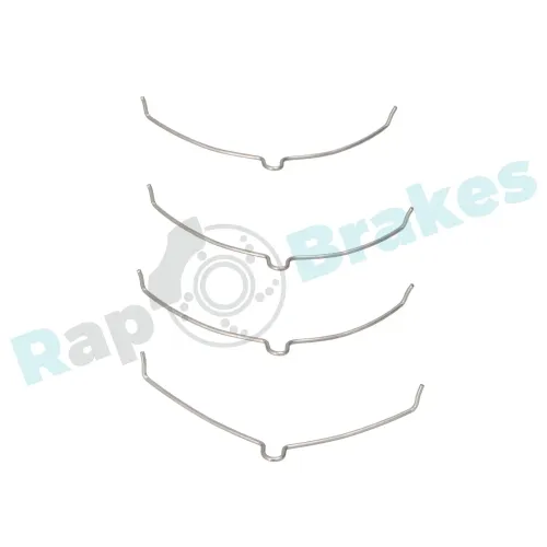 Zubehörsatz, Scheibenbremsbelag Vorderachse RAP BRAKES R-U0280 Bild Zubehörsatz, Scheibenbremsbelag Vorderachse RAP BRAKES R-U0280
