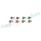 Zubehörsatz, Scheibenbremsbelag Hinterachse RAP BRAKES R-U0283