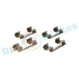 Zubehörsatz, Scheibenbremsbelag Hinterachse RAP BRAKES R-U0284