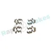 Zubehörsatz, Scheibenbremsbelag Vorderachse RAP BRAKES R-U0285 Bild Zubehörsatz, Scheibenbremsbelag Vorderachse RAP BRAKES R-U0285