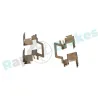 Zubehörsatz, Scheibenbremsbelag Vorderachse RAP BRAKES R-U0288 Bild Zubehörsatz, Scheibenbremsbelag Vorderachse RAP BRAKES R-U0288