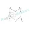 Zubehörsatz, Scheibenbremsbelag Vorderachse RAP BRAKES R-U0305 Bild Zubehörsatz, Scheibenbremsbelag Vorderachse RAP BRAKES R-U0305