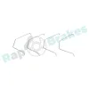 Zubehörsatz, Scheibenbremsbelag Hinterachse RAP BRAKES R-U0312 Bild Zubehörsatz, Scheibenbremsbelag Hinterachse RAP BRAKES R-U0312