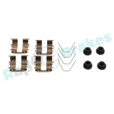 Zubehörsatz, Scheibenbremsbelag Hinterachse RAP BRAKES R-U0314