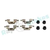 Zubehörsatz, Scheibenbremsbelag Hinterachse RAP BRAKES R-U0315