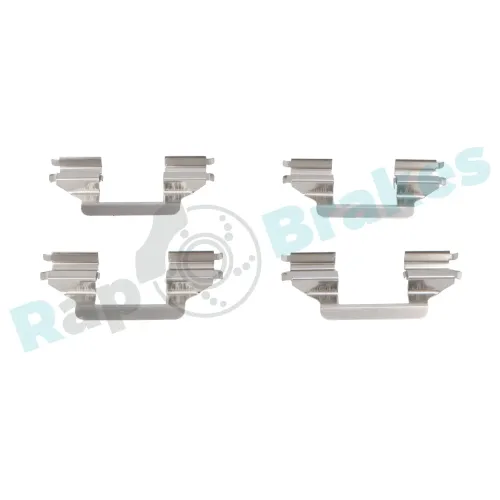 Zubehörsatz, Scheibenbremsbelag Vorderachse RAP BRAKES R-U0317 Bild Zubehörsatz, Scheibenbremsbelag Vorderachse RAP BRAKES R-U0317