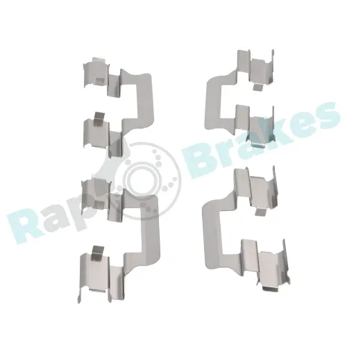 Zubehörsatz, Scheibenbremsbelag Vorderachse RAP BRAKES R-U0317 Bild Zubehörsatz, Scheibenbremsbelag Vorderachse RAP BRAKES R-U0317
