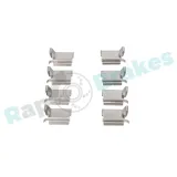 Zubehörsatz, Scheibenbremsbelag Hinterachse RAP BRAKES R-U0329