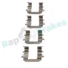Zubehörsatz, Scheibenbremsbelag Vorderachse RAP BRAKES R-U0342 Bild Zubehörsatz, Scheibenbremsbelag Vorderachse RAP BRAKES R-U0342