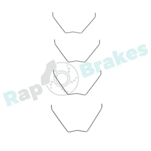 Zubehörsatz, Scheibenbremsbelag Vorderachse RAP BRAKES R-U0342 Bild Zubehörsatz, Scheibenbremsbelag Vorderachse RAP BRAKES R-U0342
