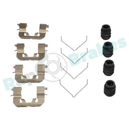 Zubehörsatz, Scheibenbremsbelag Vorderachse RAP BRAKES R-U0351 Bild Zubehörsatz, Scheibenbremsbelag Vorderachse RAP BRAKES R-U0351