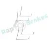 Zubehörsatz, Scheibenbremsbelag Vorderachse RAP BRAKES R-U0351 Bild Zubehörsatz, Scheibenbremsbelag Vorderachse RAP BRAKES R-U0351