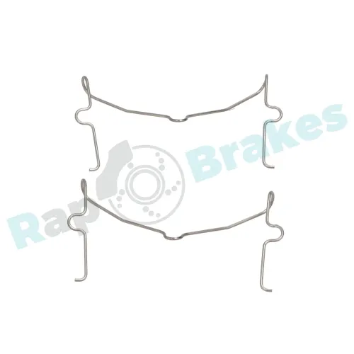 Zubehörsatz, Scheibenbremsbelag Vorderachse RAP BRAKES R-U0355 Bild Zubehörsatz, Scheibenbremsbelag Vorderachse RAP BRAKES R-U0355
