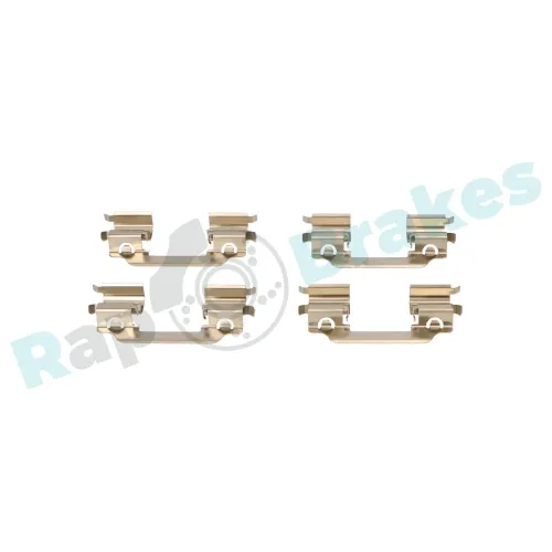 Zubehörsatz, Scheibenbremsbelag Hinterachse RAP BRAKES R-U0356 Bild Zubehörsatz, Scheibenbremsbelag Hinterachse RAP BRAKES R-U0356