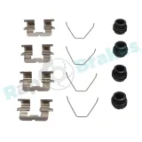 Zubehörsatz, Scheibenbremsbelag Hinterachse RAP BRAKES R-U0363