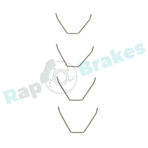 Zubehörsatz, Scheibenbremsbelag Hinterachse RAP BRAKES R-U0363 Bild Zubehörsatz, Scheibenbremsbelag Hinterachse RAP BRAKES R-U0363