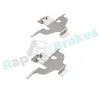 Zubehörsatz, Scheibenbremsbelag Vorderachse RAP BRAKES R-U0370 Bild Zubehörsatz, Scheibenbremsbelag Vorderachse RAP BRAKES R-U0370
