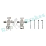 Zubehörsatz, Scheibenbremsbelag Vorderachse RAP BRAKES R-U0371