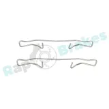 Zubehörsatz, Scheibenbremsbelag Vorderachse RAP BRAKES R-U0373