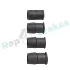 Zubehörsatz, Scheibenbremsbelag Vorderachse RAP BRAKES R-U0374 Bild Zubehörsatz, Scheibenbremsbelag Vorderachse RAP BRAKES R-U0374
