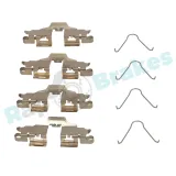 Zubehörsatz, Scheibenbremsbelag Hinterachse RAP BRAKES R-U0375