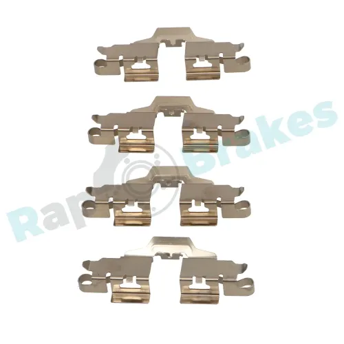 Zubehörsatz, Scheibenbremsbelag Hinterachse RAP BRAKES R-U0375 Bild Zubehörsatz, Scheibenbremsbelag Hinterachse RAP BRAKES R-U0375