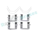 Zubehörsatz, Scheibenbremsbelag Vorderachse RAP BRAKES R-U0380