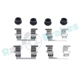 Zubehörsatz, Scheibenbremsbelag Hinterachse RAP BRAKES R-U0390