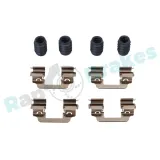 Zubehörsatz, Scheibenbremsbelag Hinterachse RAP BRAKES R-U0404