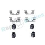 Zubehörsatz, Scheibenbremsbelag Vorderachse RAP BRAKES R-U0406