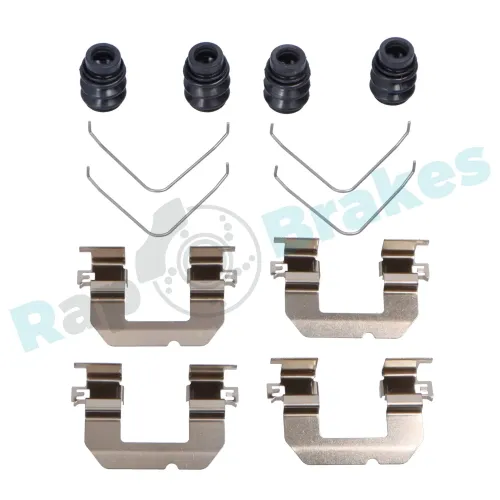 Zubehörsatz, Scheibenbremsbelag Vorderachse RAP BRAKES R-U0408 Bild Zubehörsatz, Scheibenbremsbelag Vorderachse RAP BRAKES R-U0408