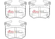 Bremsbelagsatz, Scheibenbremse Hinterachse DBA Australia DB15004XP