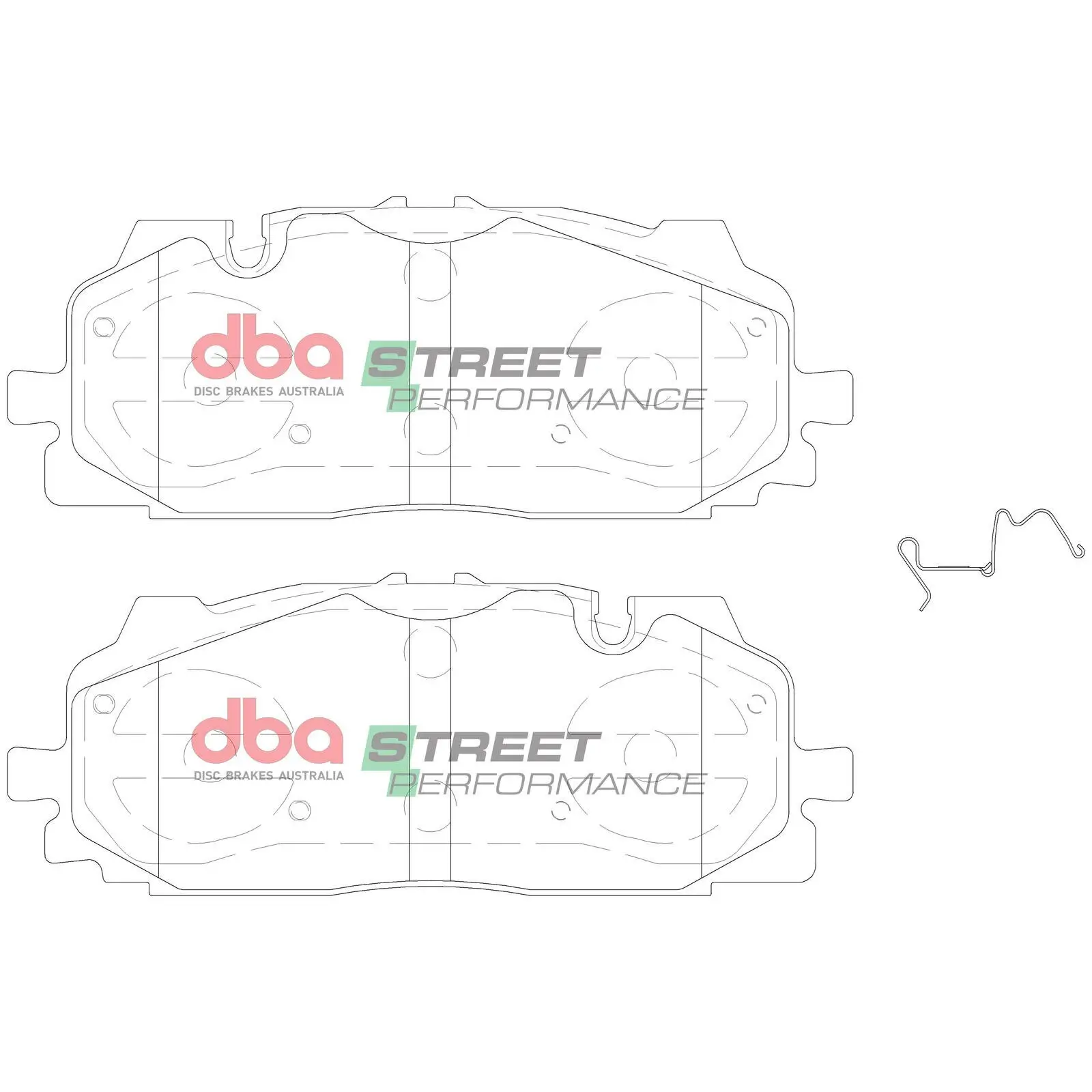 Hochleistungs-Bremsbelagsatz DBA Australia DB15030SP
